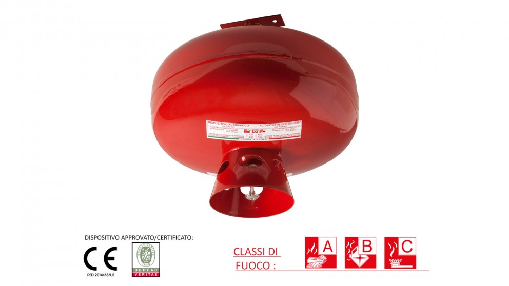 Estintore automatico a polvere da 12 Kg