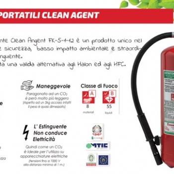 Estintore CLEAN AGENT