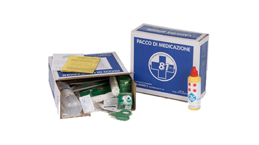 Pacco reintegro per cassetta medica per massimo 2 persone